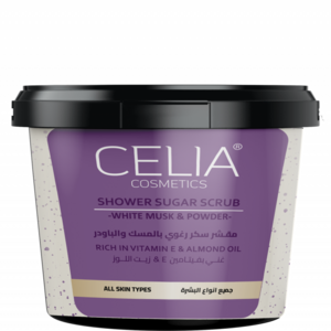 سيليا - مقشر سكر رغوي بالمسك الابيض والباودر 600 جم