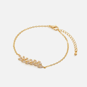 اسوارة نسائية كلاسيك باللون الذهبي  |  MJB069F0103