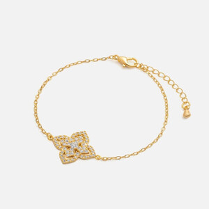 ‎ اسوارة نسائية بتصميم جذاب بلون ذهبي