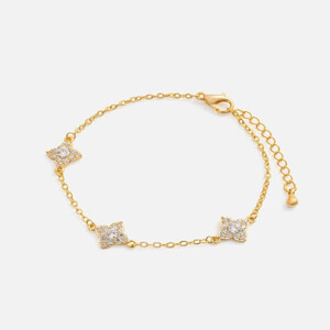 ‎ اسوارة نسائية بتصميم جذاب بلون ذهبي