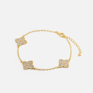 ‎ اسوارة نسائية جذابة باللون الذهبي