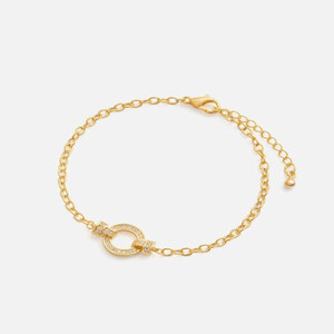 ‎ اسوارة نسائية كلاسيك باللون الذهبي