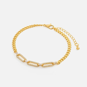 ‎ اسوارة نسائية كلاسيك باللون الذهبي