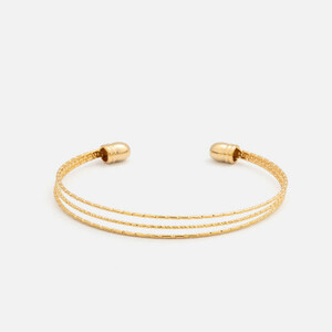 اسوارة نسائية بتصميم متفرد بلون ذهبي