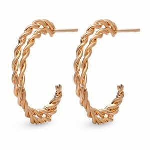 أقراط مبرومة