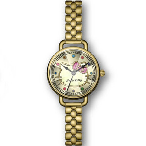 ساعة نسائي من هالو كيتي 18030 ذهبي كامل