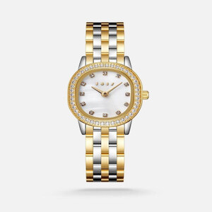 ‎  ساعة الجَازي النسائية بلون ذهبي وفضي