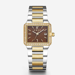 ‎  ساعة نسائية ستيل باللون الذهبي و الفضي